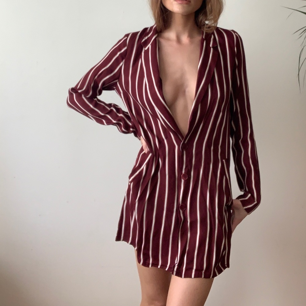 Reformation blazer mini dress